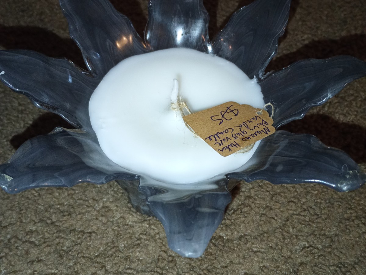 Vintage candle making